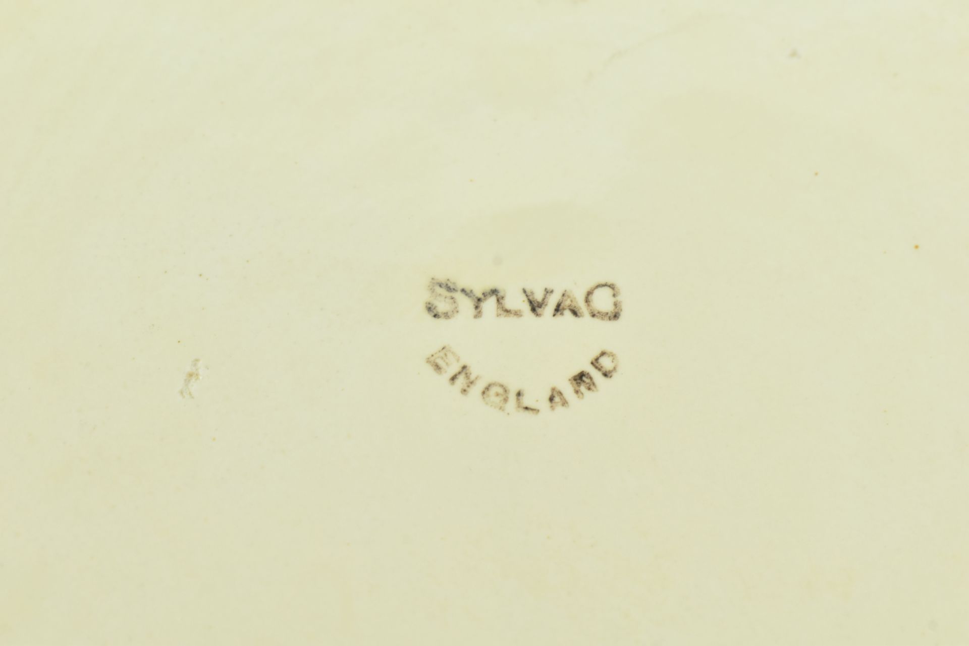 SYLVAC - A MID CENTURY MOTTLED DESIGN CERAMIC VASE AND BOWL - Bild 6 aus 10