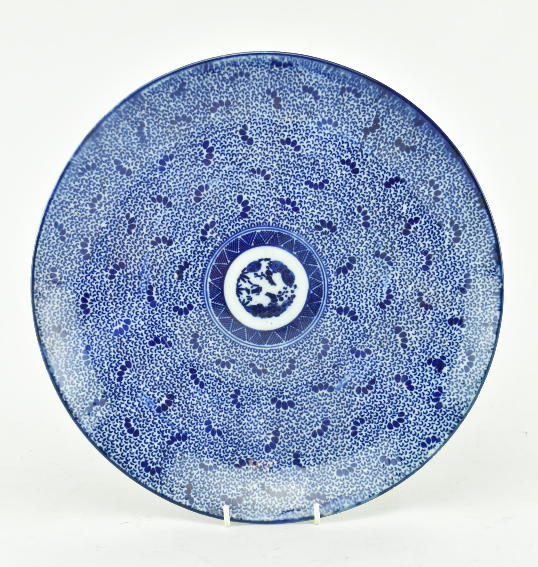 19TH CENTURY ARITA TRANSFERWARE PORCELAIN CHARGER PLATE