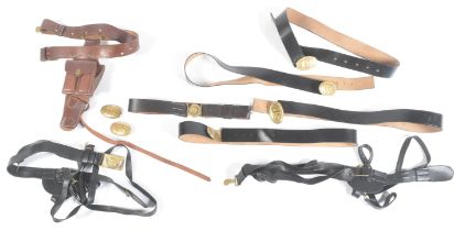 COLLECTION OF AMERICAN CIVIL WAR STYLE BELTS