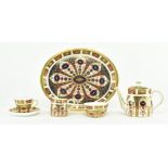 ROYAL CROWN DERBY OLD IMARI CHINA MINIATURE TEA SET