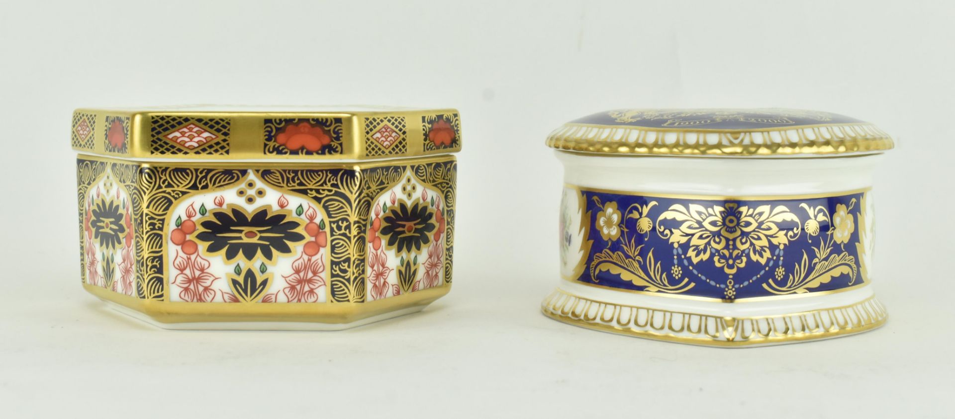FOUR ROYAL CROWN DERBY ROYAL COMMEMORATIVE PIECES - Image 6 of 10