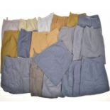 LARGE COLLECTION OF RE-ENACTMENT WWII WOMEN SERVICE SKIRTS