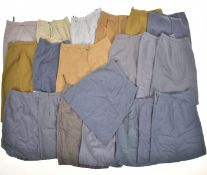 LARGE COLLECTION OF RE-ENACTMENT WWII WOMEN SERVICE SKIRTS