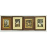 FOUR PRE RAPHAELITE STYLE PHOTOGRAVURE PRINTS