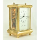 VINTAGE 1980S JOHN MORLEY MANTLEPIECE CARRIAGE CLOCK