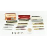 COLLECTION OF VINTAGE PENS INCL. PARKER, ESTERBROOK & OTHERS