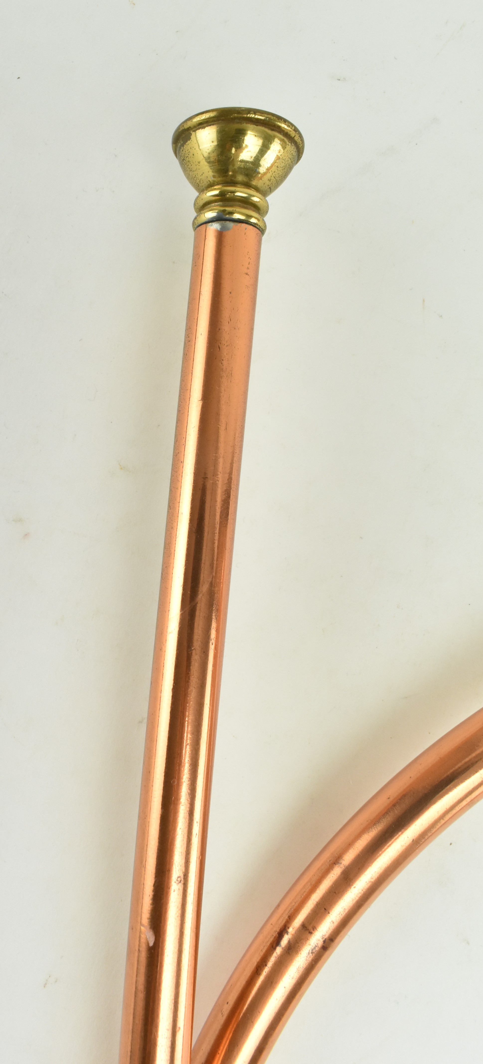 EARLY 20TH CENTURY COPPER & BRASS HUNTING HORN - Image 2 of 6