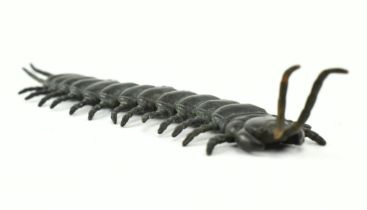 19TH CENTURY JAPANESE BRONZE ARTICULATED CENTIPEDE