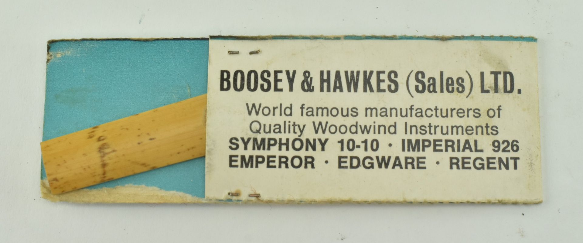 VINTAGE BOOSEY & HAWKES CLARINET IN ORIGINAL CASE - Bild 7 aus 7