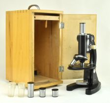 20TH CENTURY BIOMICROSCOPE XSC-04 CASED MICROSCOPE