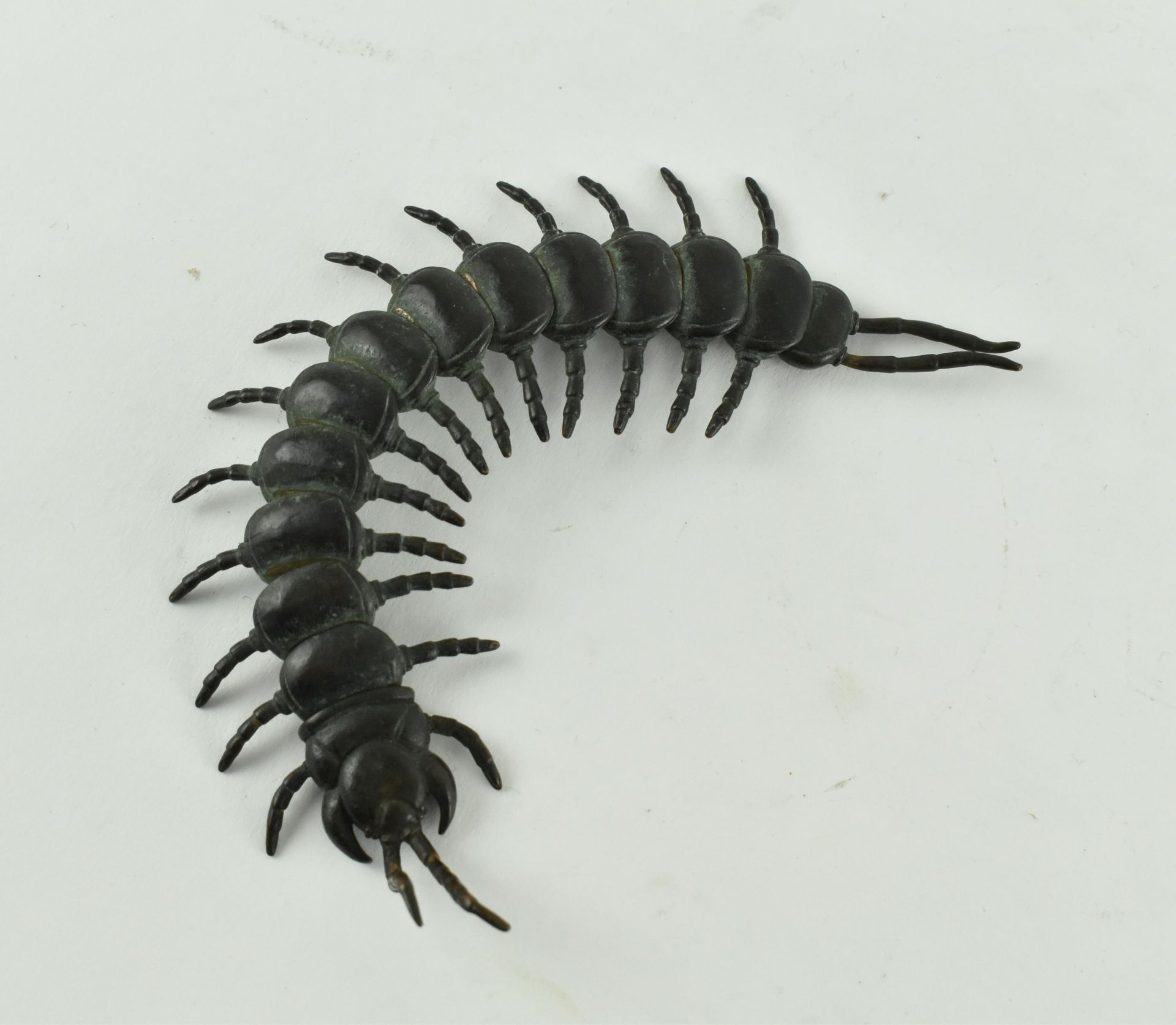 19TH CENTURY JAPANESE BRONZE ARTICULATED CENTIPEDE - Image 4 of 5