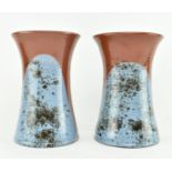 PAIR OF YEO POTTERY CLEVEDON STUDIO VASES