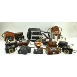 COLLECTION OF VINTAGE MID CENTURY CAMERAS & ACCESSORIES