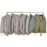 COLLECTION OF GERMAN WWII MILITARY UNIFORM JACKETS