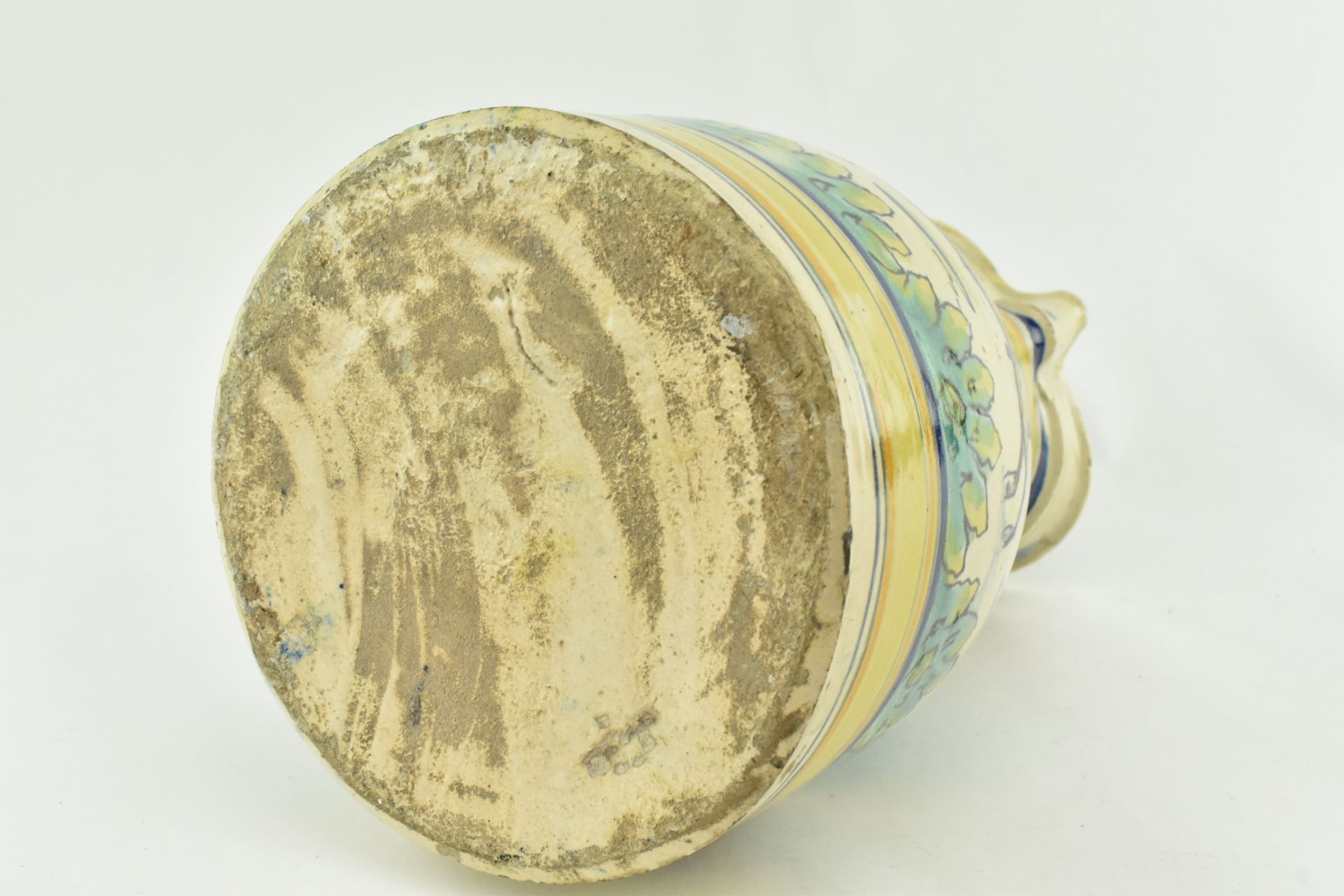 SPANISH 19TH CENTURY MAJOLICA STONEWARE JUG WITH COW DESIGN - Image 5 of 5