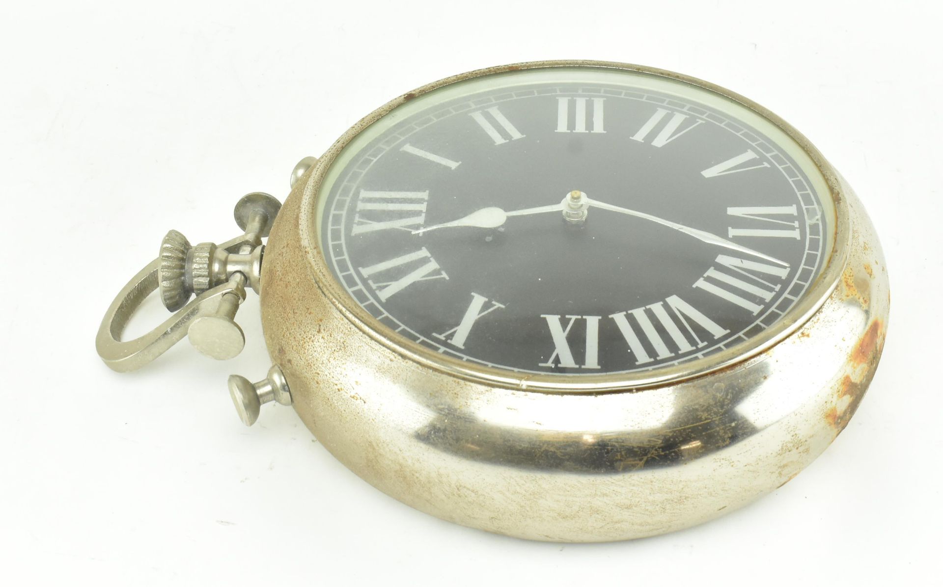 VINTAGE WALL HANGING POCKET WATCH CLOCK - Bild 2 aus 5