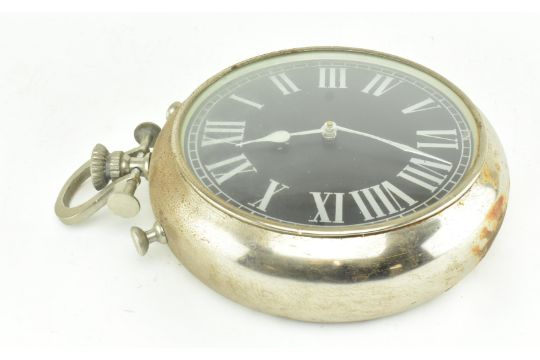 VINTAGE WALL HANGING POCKET WATCH CLOCK - Image 2 of 5