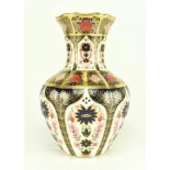 CONTEMPORARY ROYAL CROWN DERBY OLD IMARI POPPY VASE