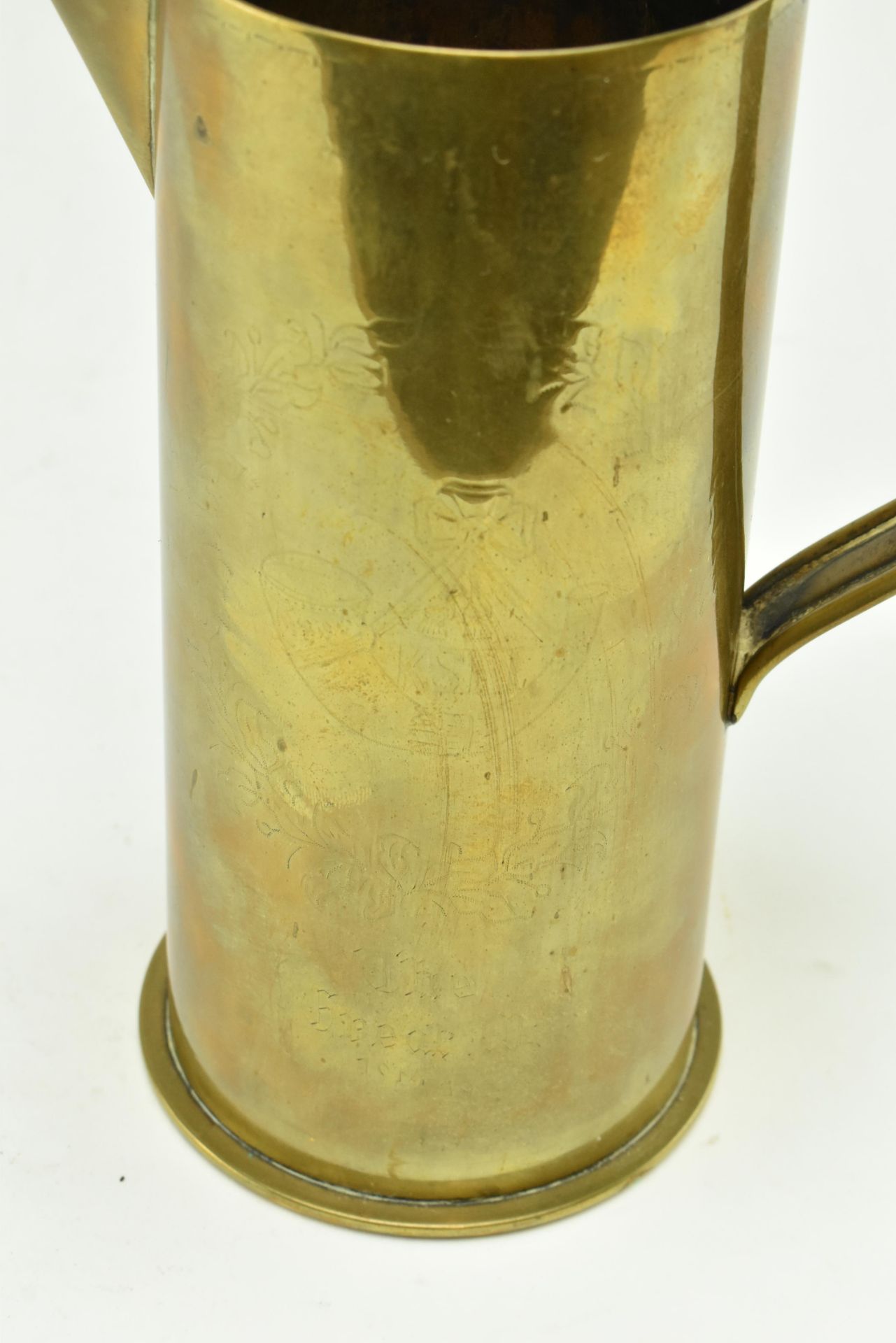 TRENCH ART - COLLECTION OF SIX WWI REPURPOSED ARTILLERY SHELL - Image 8 of 9