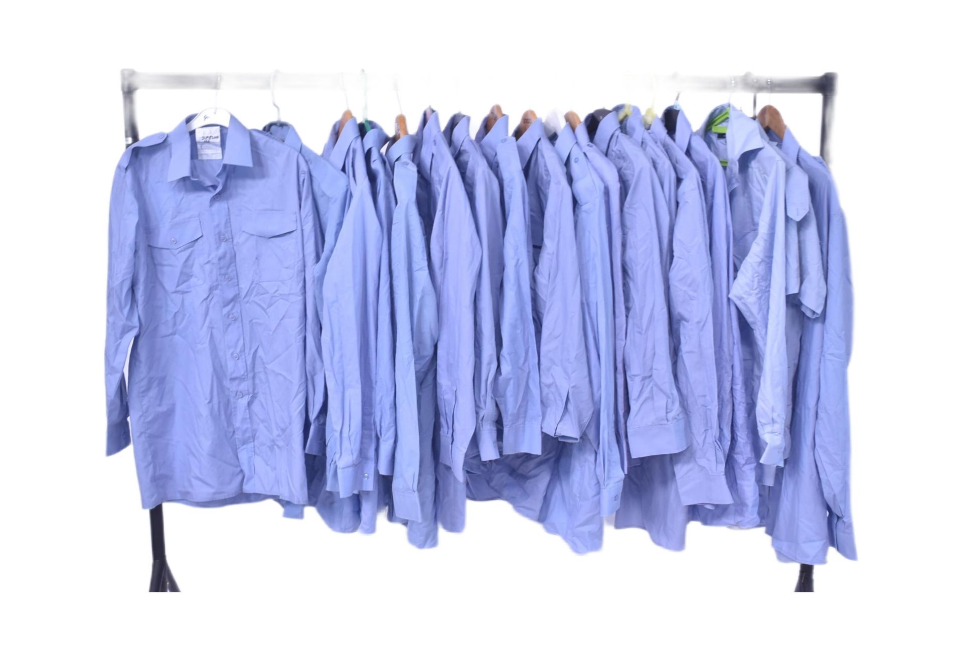 LARGE COLLECTION OF BRITISH POST WAR RAF LONG SHEEVE SHIRTS