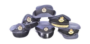 COLLECTION OF POST WAR / REENACTMENT RAF PEAKED CAPS