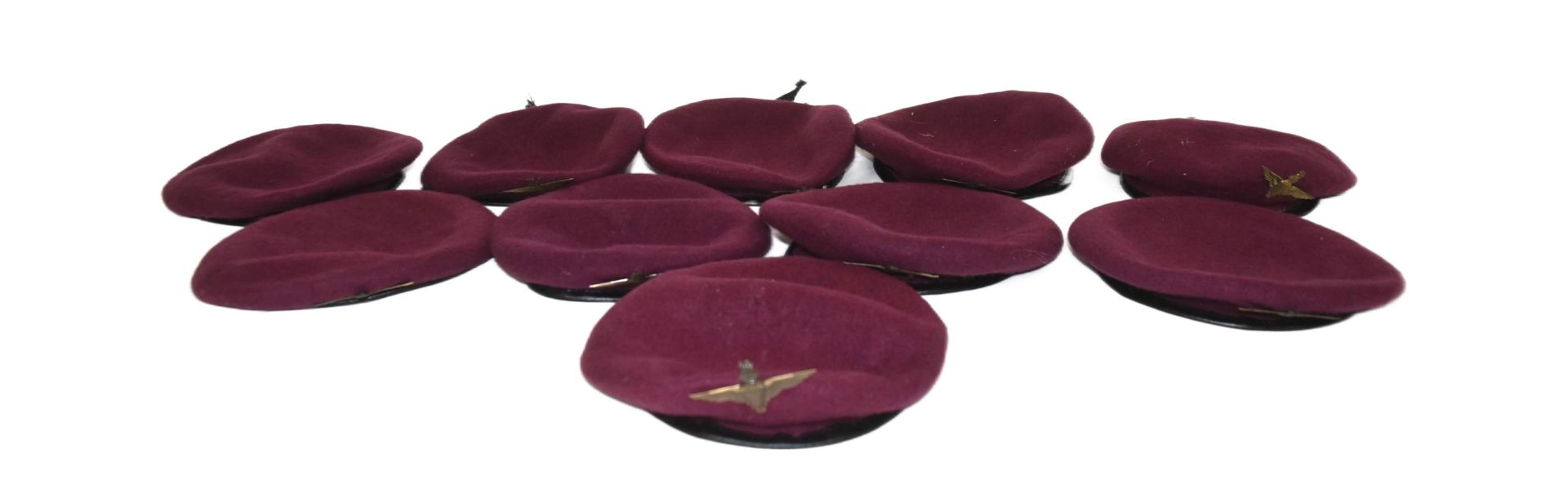 COLLECTION OF POST WAR BRITISH PARATROOPER BERETS