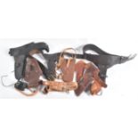 COLLECTION OF ASSORTED LEATHER GUN HOLSTERS