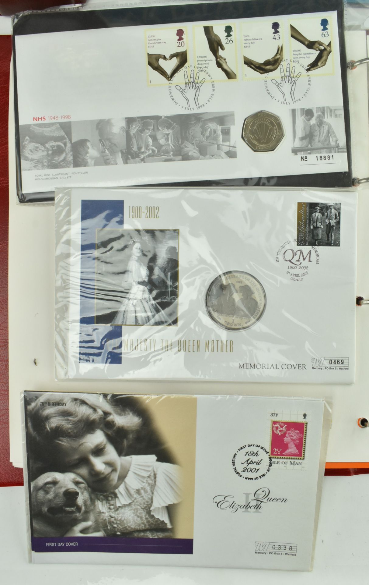 LARGE COLLECTION OF GB COMMEMORATIVE STAMPS IN FOLDERS - Image 5 of 15