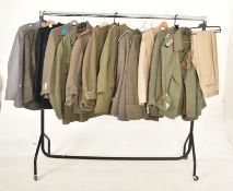 COLLECTION OF ASSORTED MILITARY UNIFORM JACKTES