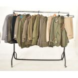 COLLECTION OF ASSORTED MILITARY UNIFORM JACKTES