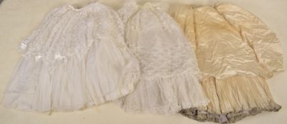 THREE FANCY DRESS / THEATRE WEDDING DRESS SKIRTS