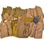 COLLECTION OF RE-ENACTMENT BRITISH MILITARY BUTTON UP TROUSERS