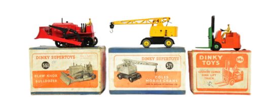 DIECAST - X3 VINTAGE DINKY TOYS DIECAST MODELS