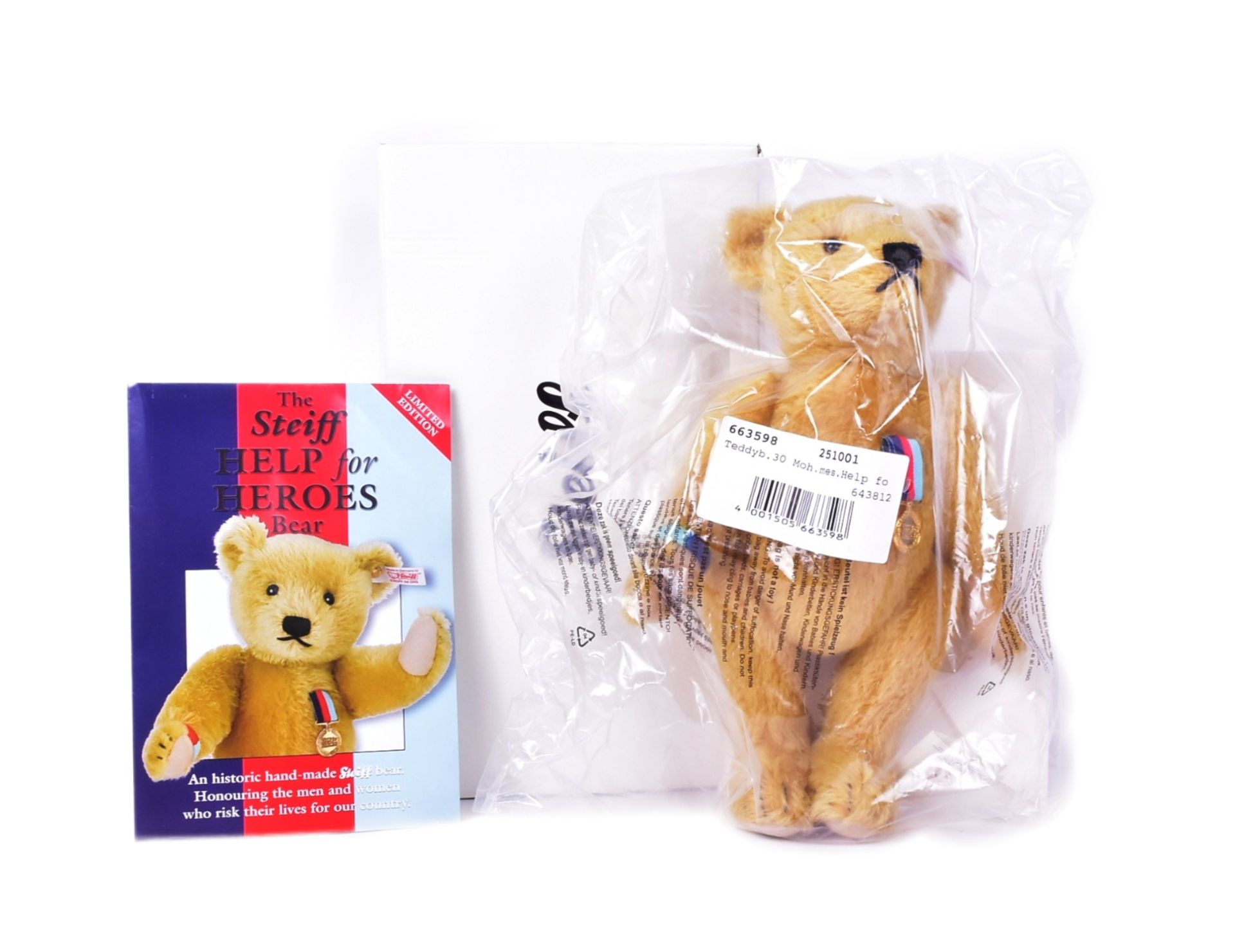 TEDDY BEARS - STEIFF HELP FOR HEROES BEAR