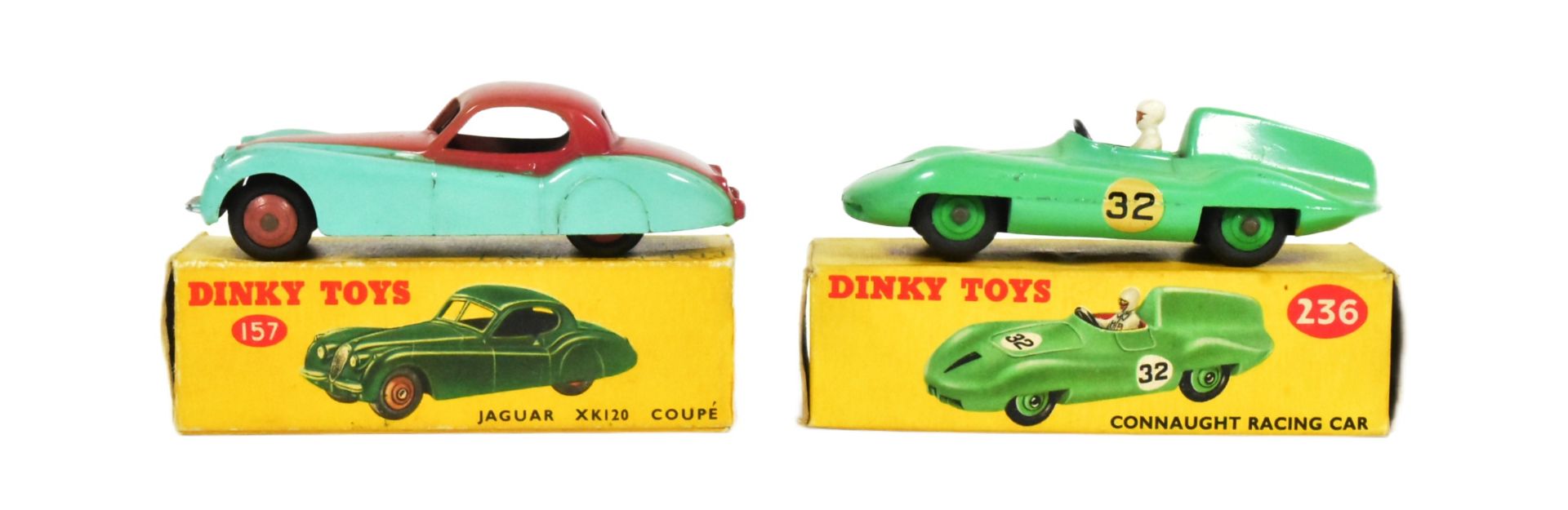 DINKY TOYS - X2 VINTAGE BOXED DINKY TOYS DIECAST MODEL CARS