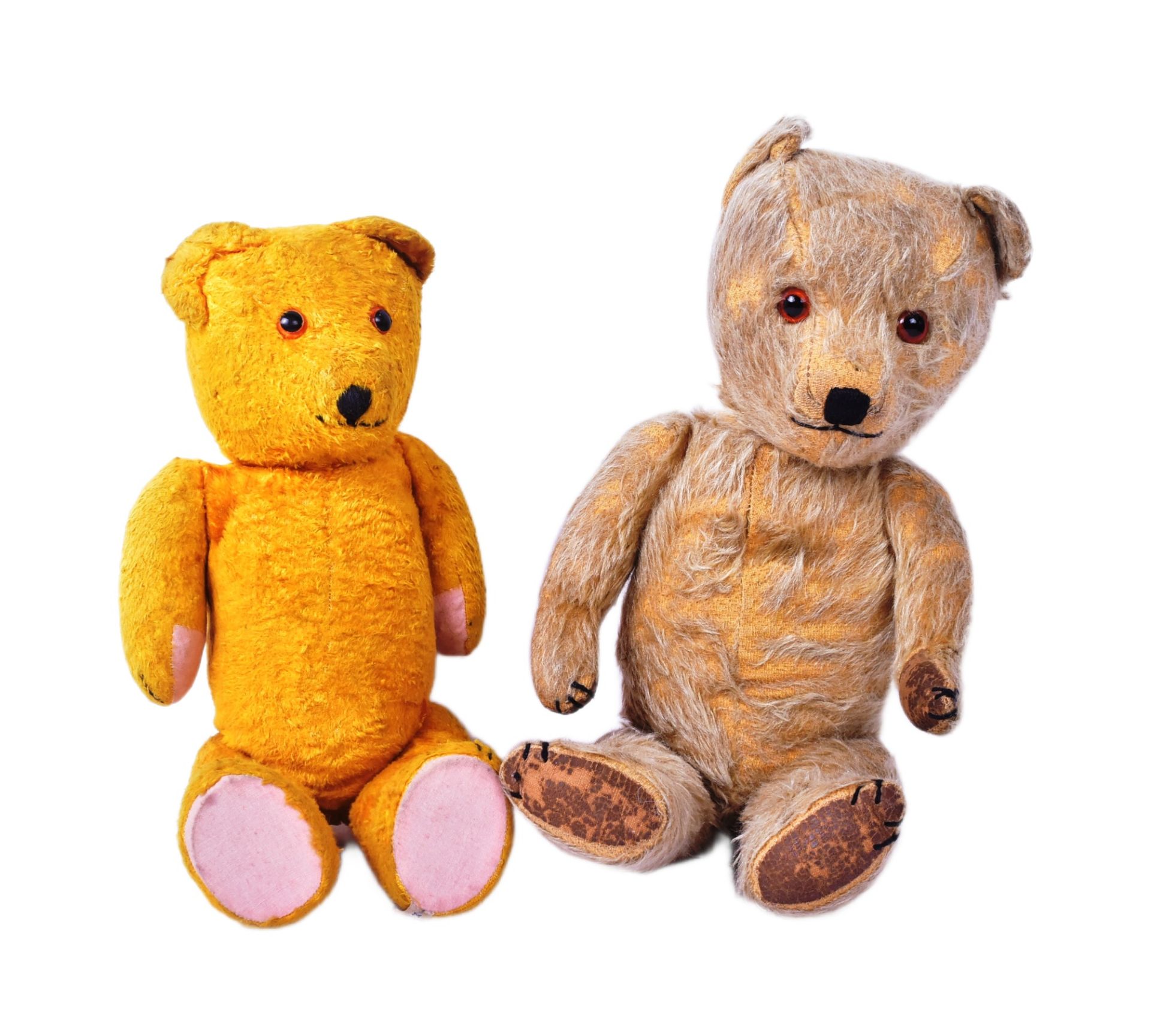 TEDDY BEARS - X2 ENGLISH SOFT TOY TEDDY BEARS