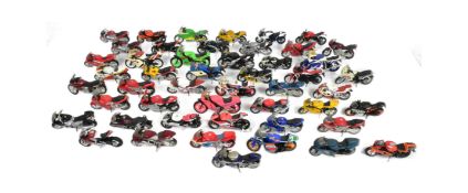 DIECAST - COLLECTION OF 1/18 SCALE DIECAST MOTORBIKES