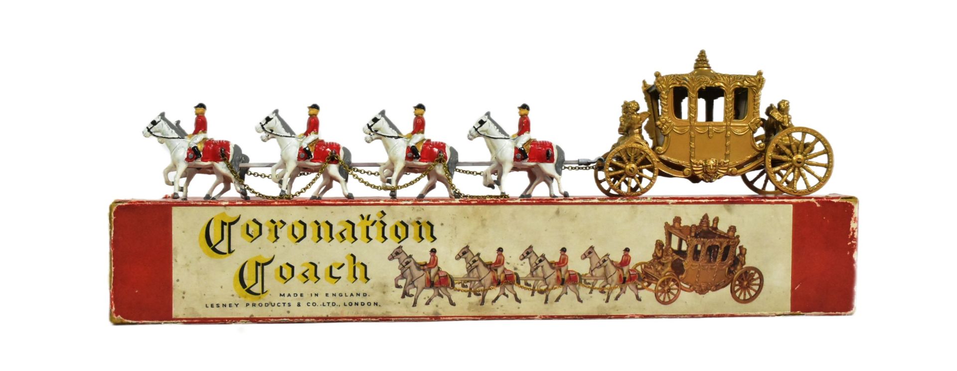 VINTAGE LESNEY MADE QUEEN ELIZABETH CORONATION COACH