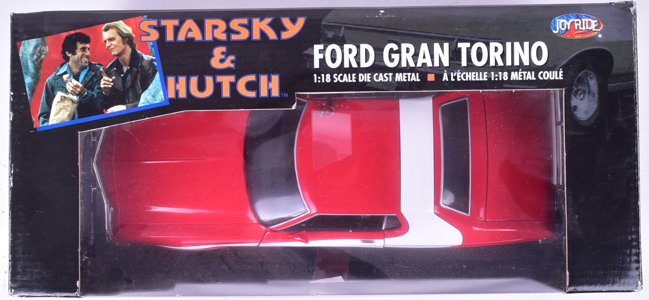 DIECAST - ERTL JOYRIDE 1/18 SCALE STARSKY & HUTCH FORD GRAN TORINO - Image 3 of 5