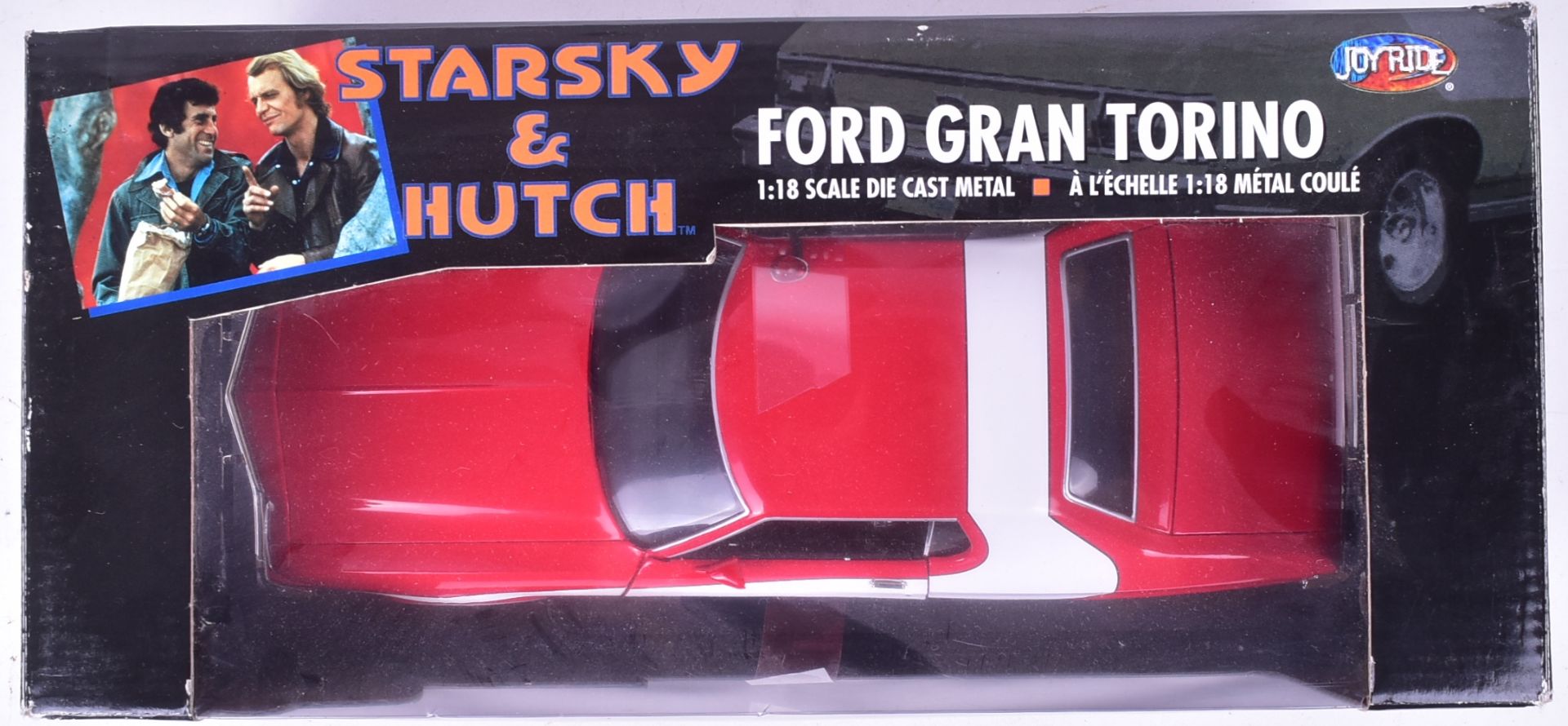 DIECAST - ERTL JOYRIDE 1/18 SCALE STARSKY & HUTCH FORD GRAN TORINO - Bild 3 aus 5