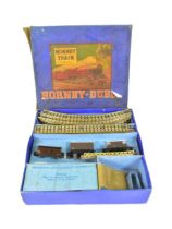 MODEL RAILWAY - VINTAGE HORNBY DUBLO TANK GOOD TRAINSET