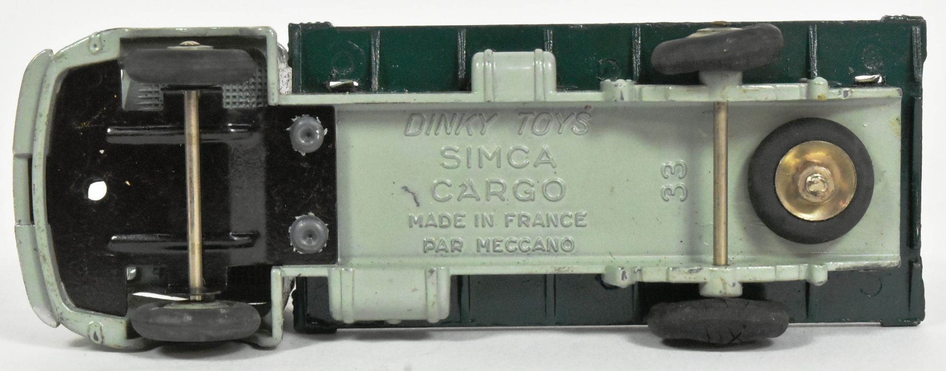 DIECAST - FRENCH DINKY TOYS - SIMCA CARGO & MULTI-BUCKET TRUCK - Image 5 of 6