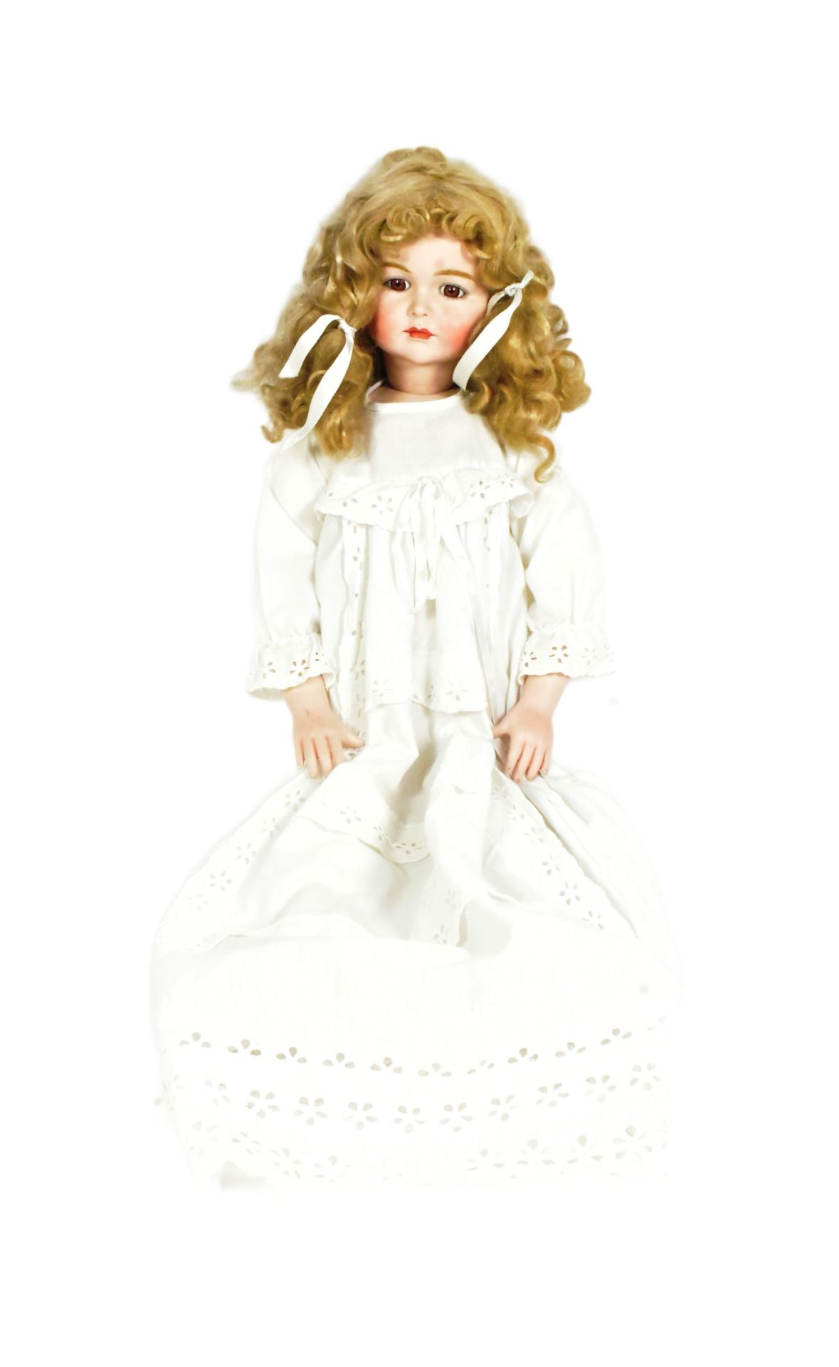 DOLLS - SIMON & HALBIG BISQUE HEADED DOLL