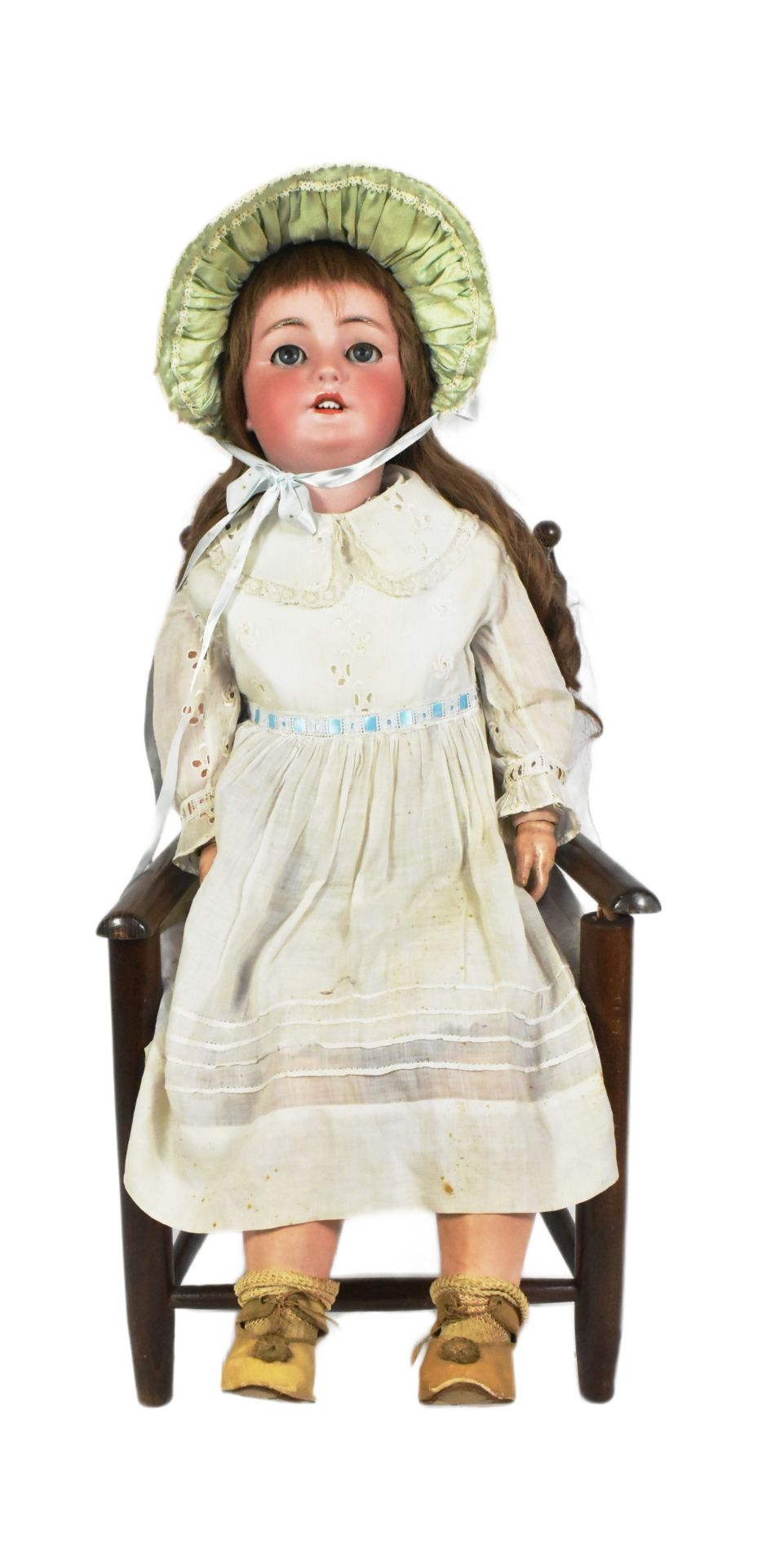 DOLLS - LARGE JDK KESTNER BISQUE HEADED DOLL