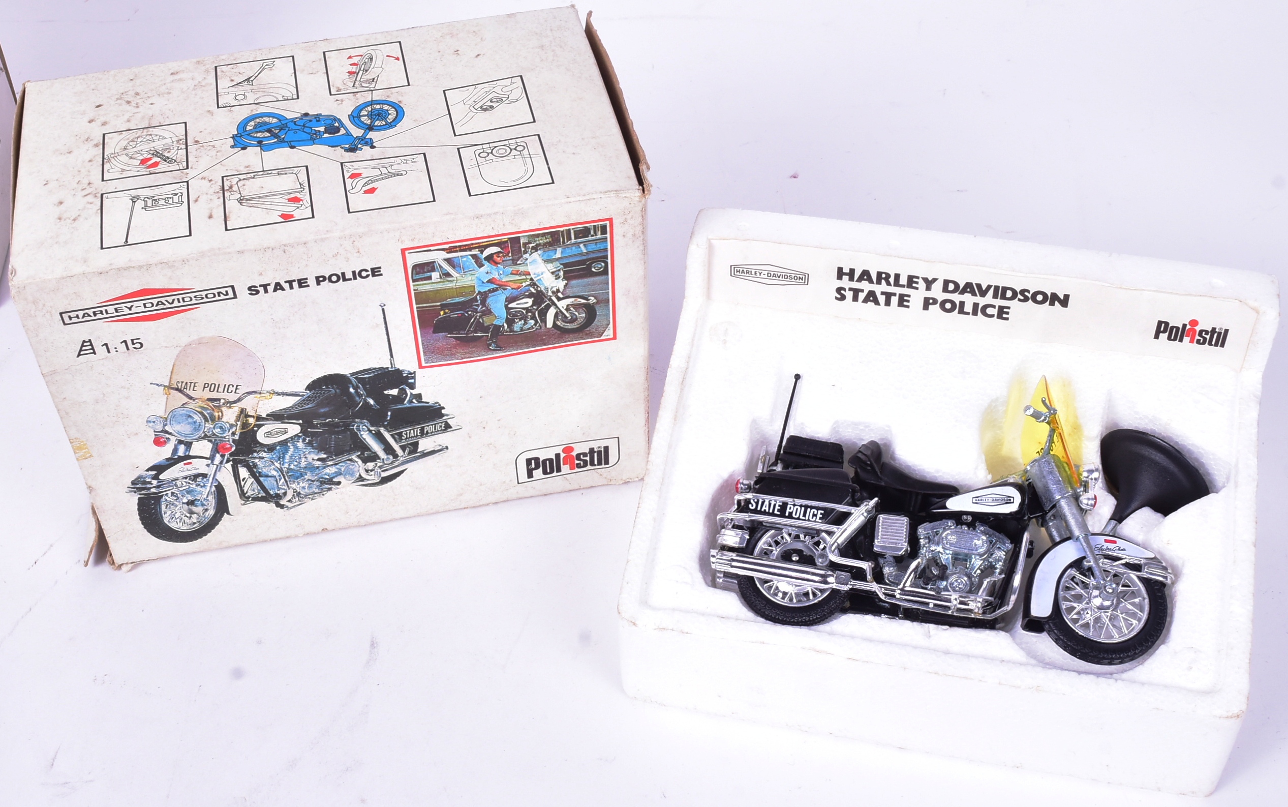 DIECAST - POLISTIL - FOUR BOXED MOTORCYCLE MODELS - Image 3 of 5