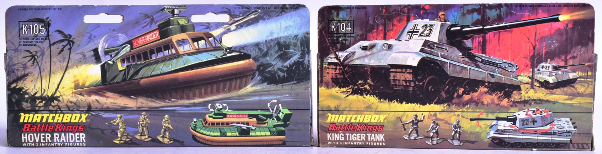 DIECAST - X2 VINTAGE MATCHBOX BATTLE KINGS DIECAST MODELS - Image 4 of 4