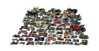 DIECAST - COLLECTION OF ASSORTED DIECAST MODEL MOTORBIKES