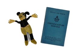 DEANS RAG BOOK CO - 1930S MICKEY MOUSE PLUSH TOY - RAF INTEREST