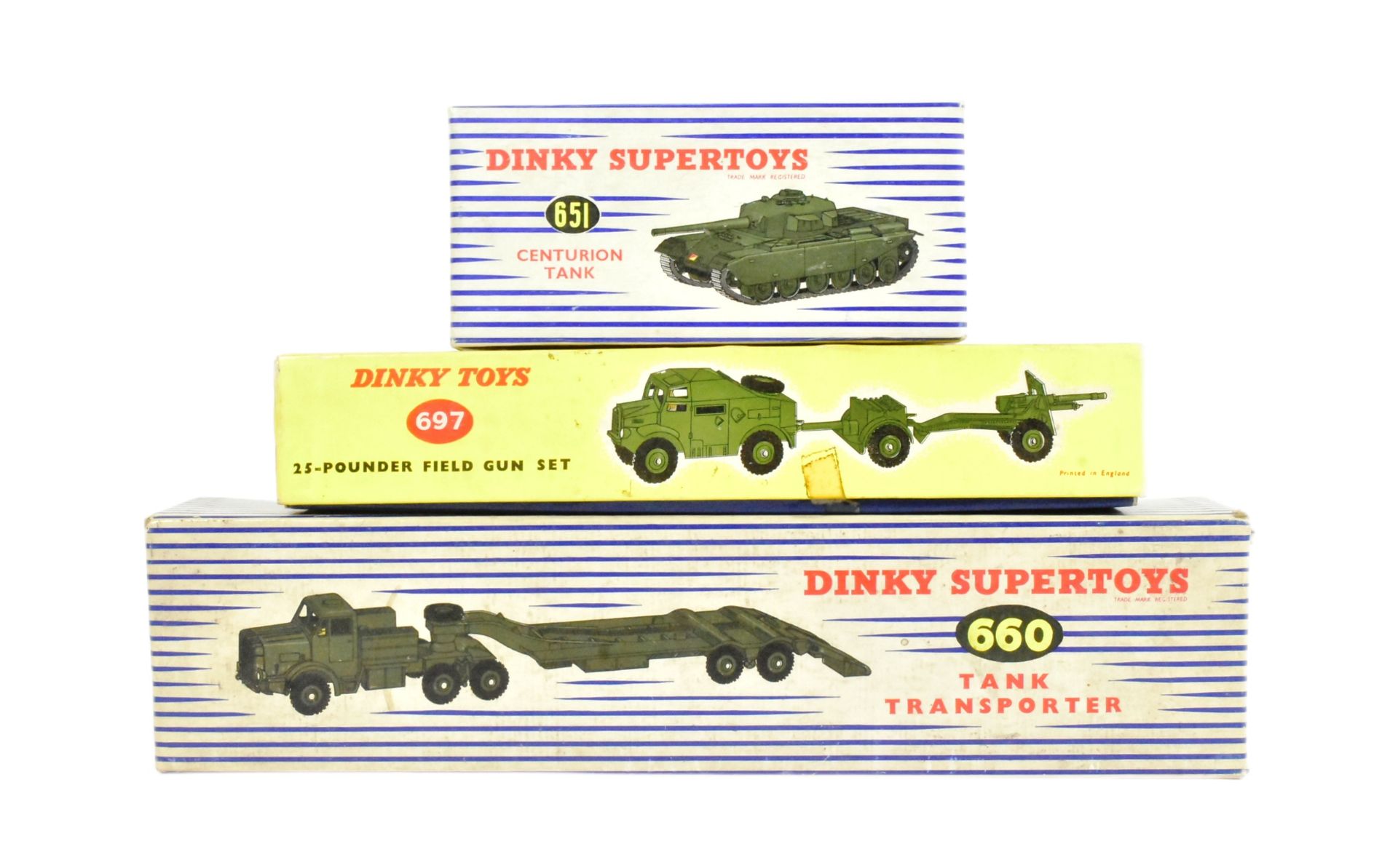 DIECAST - VINTAGE DINKY TOYS DIECAST MILITARY VEHICLES