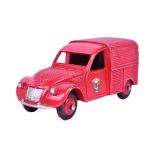 DIECAST - FRENCH DINKY TOYS - CITROEN 2CV FIRE VAN